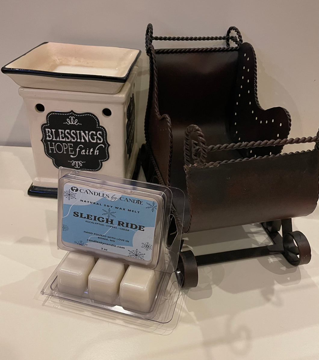 Sleigh Ride Wax Melts (Clamshell) 3 oz